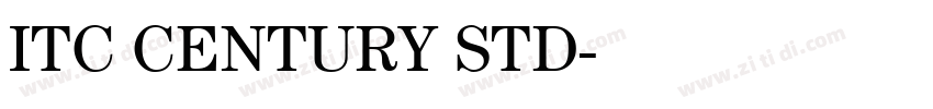 ITC CENTURY STD字体转换 ITC CENTURY STD字体转换